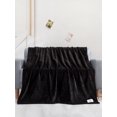 thumbnail image 2 of Flannel Fleece Blanket-Black, 2 of 8