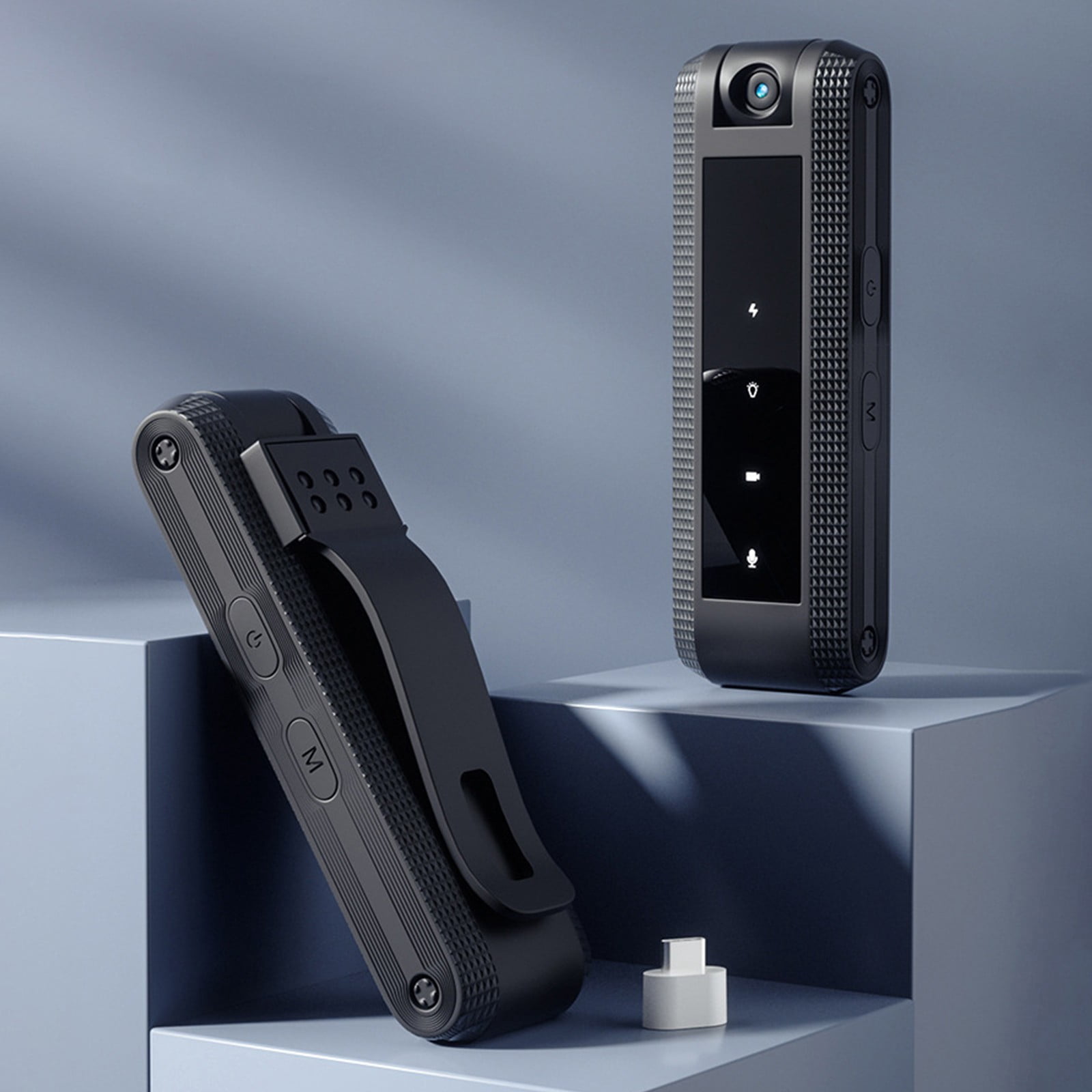 Lens In Camera Function 1080P HD Mini Camera, Body Camera with Clip, 6-Hour Recording, Loop ...