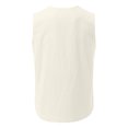 thumbnail image 3 of Tank Top for Men, Men Summer Drawstring Pocket Solid Color Printed Sleeveless Tank Top Casual Shirt, 3 of 3