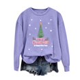 thumbnail image 2 of EGNMCR Sweatshirts à Capuche pour Femmes, Sweatshirts pour Femmes, Hoodie Décontracté à Manches Longues de Noël Mode Décontractée à Manches Longues Col Rond Imprimé Sweatshirts Blouse pour Femmes, 2 of 4