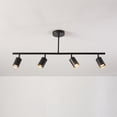 thumbnail image 2 of Globe Electric 4-Light Matte Black Adjustable Height Track Lighting, Contemporary Style, 2 of 9