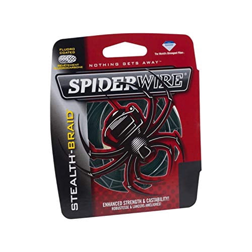 Spiderwire Stealth Braided Fishing Line Moss Green - 15lb