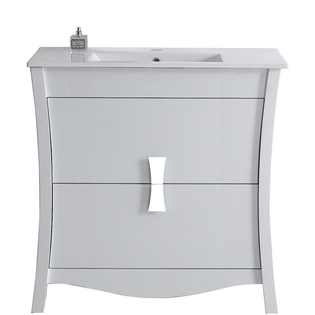 Imaginations Américaines 35,5 pouces W Vanity Set Blanc