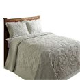 thumbnail image 3 of Better Trends Ashton Collection Is Super Soft And Light Weight In Medallion Design 100 Pecent Cotton Tufted Unique Luxurious Machine Washable Tumble Dry, Queen Bedspread, Sage, 3 of 3