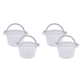 thumbnail image 1 of Swimming Pool Skimmer Replacement Basket with Handle, 4 Pack - Above Ground Pool Thru-Wall Skimmer Baskets, 1 of 6