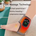 thumbnail image 4 of Foot Massager, Wireless Portable Heel, Arch & Ankle Wrap, 3 Vibration Modes with 5 Heat Levels, 2-Pack, 4 of 7