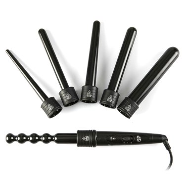 Curling Iron Wand Set 6 in 1 Interchangeable Ceramic Curling Wand Hair Curler