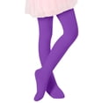 thumbnail image 1 of MIASHUI Collants pour Filles Collants de Ballet pour Filles Bas de Danse Collants, Violet, 4-5 Ans, 1 of 4