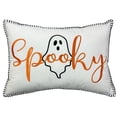 thumbnail image 1 of Way to Celebrate! Halloween Spooky Ghost Decorative Pillow, 1 of 5