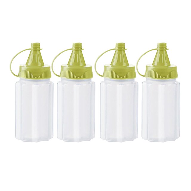 S SERENABLE 4Pcs Small Bottles Portable Food Storage Container Seasoning Bottles Bottle Green