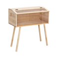 thumbnail image 1 of Almencla Chick Brooder Box Small Animal Wooden Enclosure House for Birds Quails Ducks 60 cmx30 cmx30 cm, 1 of 8