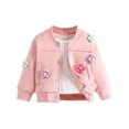 thumbnail image 2 of LOVZFMLL Vestes pour Filles Printemps Fillette Mignonne Fleur Brodée Manches Longues Col Rond 9-12 Mois, 2 of 7