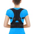thumbnail image 4 of Unisex Magnetic Posture Corrector with 12 Magnets for Back & Waist Pain Relief, Adjustable Spine Alignment Brace, Comfortable Composite Material, Durable Galvanized Buckle, Stable Fastener - Black,, 4 of 6