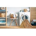thumbnail image 2 of Ahgly Company Tapis d'Intérieur Rond Lavable en Machine Orange Transitionnel, 3 Pieds Rond, 2 of 7