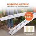 thumbnail image 3 of VEVOR Rampes en Aluminium, Charge Nominale 6800 Lb, Charge Max 8810 Lb, Rampes Robustes avec Crochet Supérieur, Embout d'Attache Universel, 3 of 9