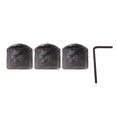thumbnail image 1 of Bouton de Volume de Guitare, Instrument Décor Large Application 3Pcs Bouton de Guitare Électrique avec Clé pour le Réglage Noir, 1 of 8