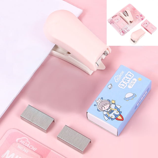 Cute Cartoon Mini Stapler Set for and School - Functionality for Students and