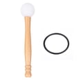 thumbnail image 2 of Crystal Singing Bowl Mallet,Wood Mallet Stick Rubber Crystal Singing Bowl O Ring Musical Instrument Accessory Power Packed Performance, 2 of 9