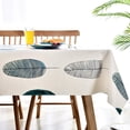 thumbnail image 3 of Fall Sunflower Vinyl Tablecloth Rectangle Plastic PVC Oilcloth Tablecloths Wipeable Table Cloth Cover for Foot Folding Tables Kitchen Dining Room Table Crafting x, 3 of 7