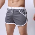 thumbnail image 2 of Men's Athletic Shorts Summer Drawstring Quick Dry Lightweight Running Workout Gym Beach Lounge Shorts with Pockets, 2 of 7