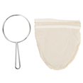 thumbnail image 2 of Reusable Cotton Coffee Tea Bag Filter, Loose Leaf Tea Bag, Drawstring Empty Tea Infuser Loose Tea  Filter Bag with Zipper, 2 of 8
