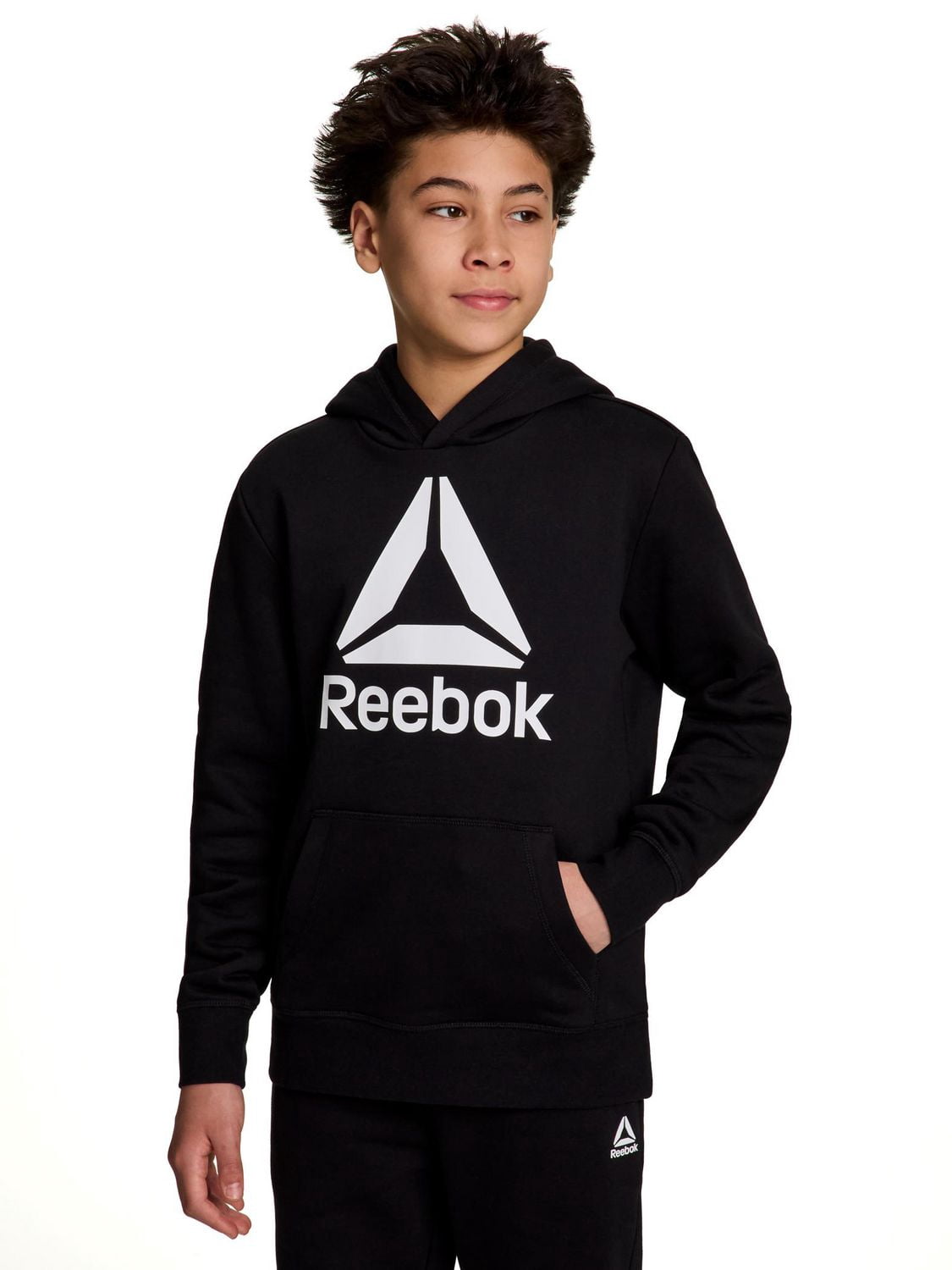 Sweat à capuche en polaire Delta de Reebok pour garçon