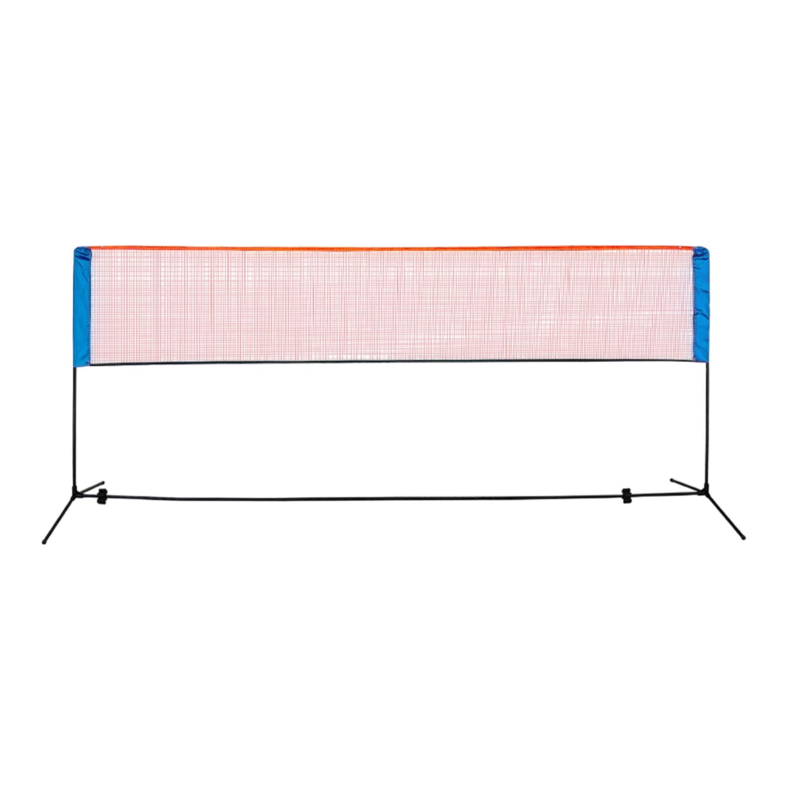 Siruishop Badminton Net Set Folding Tennis Training Net for Games Outdoor Sports Court 4.1m