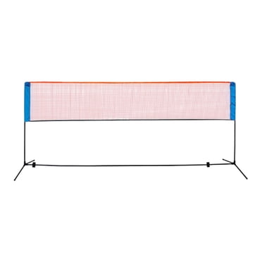 Siruishop Badminton Net Set Folding Tennis Training Net for Games Outdoor Sports Court 4.1m