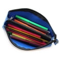 thumbnail image 2 of Pen + Gear 3 Pocket Pencil Pouch in Blue Polyester with Black Zips, 2 of 4