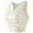 White, variant on FYEGRE Seamless Sports Bra Wirefree Yoga Bra with Removable Pads for Women Orange L