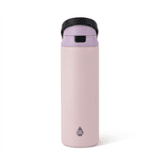 TAL Stainless Steel 2-in-1 Straw and Chug Water Bottle with Push Lid 24 fl oz, Blush