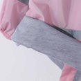 thumbnail image 4 of Virmaxy Toddler Baby Girls Boys Fleece Raincoat Kids Mid-Length Solid Hooded Rushing Jacket with Reflective Stripes Long Sleeve Open Front Waterproof Plush Outwear with Pocket Pink 4T, 4 of 8