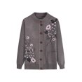 thumbnail image 1 of Thinsony Polyester Middle-Aged And Elderly Sweater Warm And Comfortable To Wear Exquisite Workmanship khaki 1Set, 1 of 6