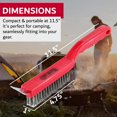 thumbnail image 2 of Chef Master 90044 Brosse de Gril Portative Commerciale pour Cuisine, 2 of 5