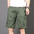 thumbnail image 1 of Styesk Shorts Hommes Mode Décontractée Multiples Poches Demi-Shorts Pantalons Sports Élastiques Taille Mi-Haute, 1 of 9