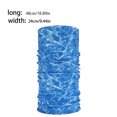 thumbnail image 3 of Walson Neck Gaiter Collar Balaclava Tube Seamless Bandanas Dustproof Scarves Breathable Wraps Turban for Outdoor Riding Hiking blue, 3 of 7