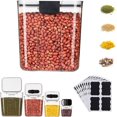 thumbnail image 4 of EIGTHTAIL Food Storage Containers Clearance! Plastic Food Storage Containers with Lids Small Airtight Containers Square School Lunch Containers for Children Leftover Food Containers Clear, 4 of 9