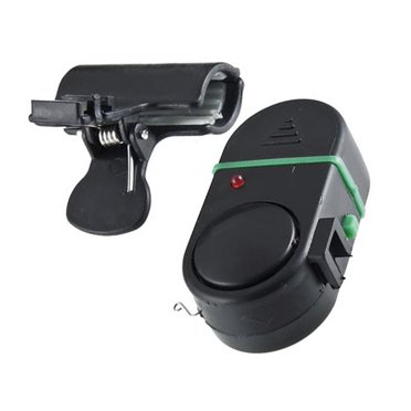 Agiferg Waterproof Fishing Alarm Fishing Rod Electronic Sound Light Alarm Bell