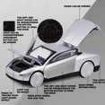thumbnail image 4 of 1:32 Cybercab Robotaxi Driverless Taxi Alloy Metal Diecast Model Car Auto Parts Sales Store Central Control Ornament Decoration Gold, 4 of 6