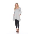 thumbnail image 3 of White Mark Tunique Makayla pour Femmes à Manches 3/4, 3 of 5