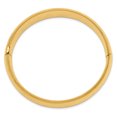 thumbnail image 2 of 14k Yellow Gold 14.25mm Hinged Bangle Bracelet, 2 of 8