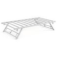 thumbnail image 1 of Twin Pop Up Trundle Bed Frame, Trundle Day Bed with Lockable Casters, Foldable Metal Platform, Metal Slats Support, 1 of 7