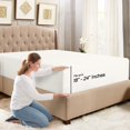 thumbnail image 1 of Empyrean Bedding King Fitted Sheet Deep Pocket - King Size Sheets with Deep Pockets - Ultra Soft King Size Fitted Sheet Only Deep Pocket Fits Up to 24 Inches Deep Pocket - Fade Resistant - White, 1 of 5