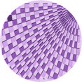 thumbnail image 1 of Ahgly Company Machine Washable Indoor Round Transitional Blossom Pink Area Rugs, 3' Round, 1 of 7