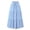 Light Blue, variant on Bocqde Women's Boho Maxi Skirts Summer Fashion Casual Drawstring Elastic High Waist Long Skirt Solid Color Flowy A Line Ruffle Swing Skirt