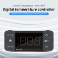 thumbnail image 2 of 2X Digital Temperature Controller 220V Cool Heat Switch Refrigerator Refrigeration Defrost Thermostat Sensor(EK-3010), 2 of 7
