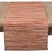 thumbnail image 3 of Saro Lifestyle 217.RU14108B 14 x 108 in. Shimmering Woven Nubby Water Hyacinth Table Runner, Rust, 3 of 4