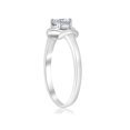 thumbnail image 2 of 1/2ct Everlong Round Diamond Solitaire Knot Ring 14K White Gold, 2 of 4