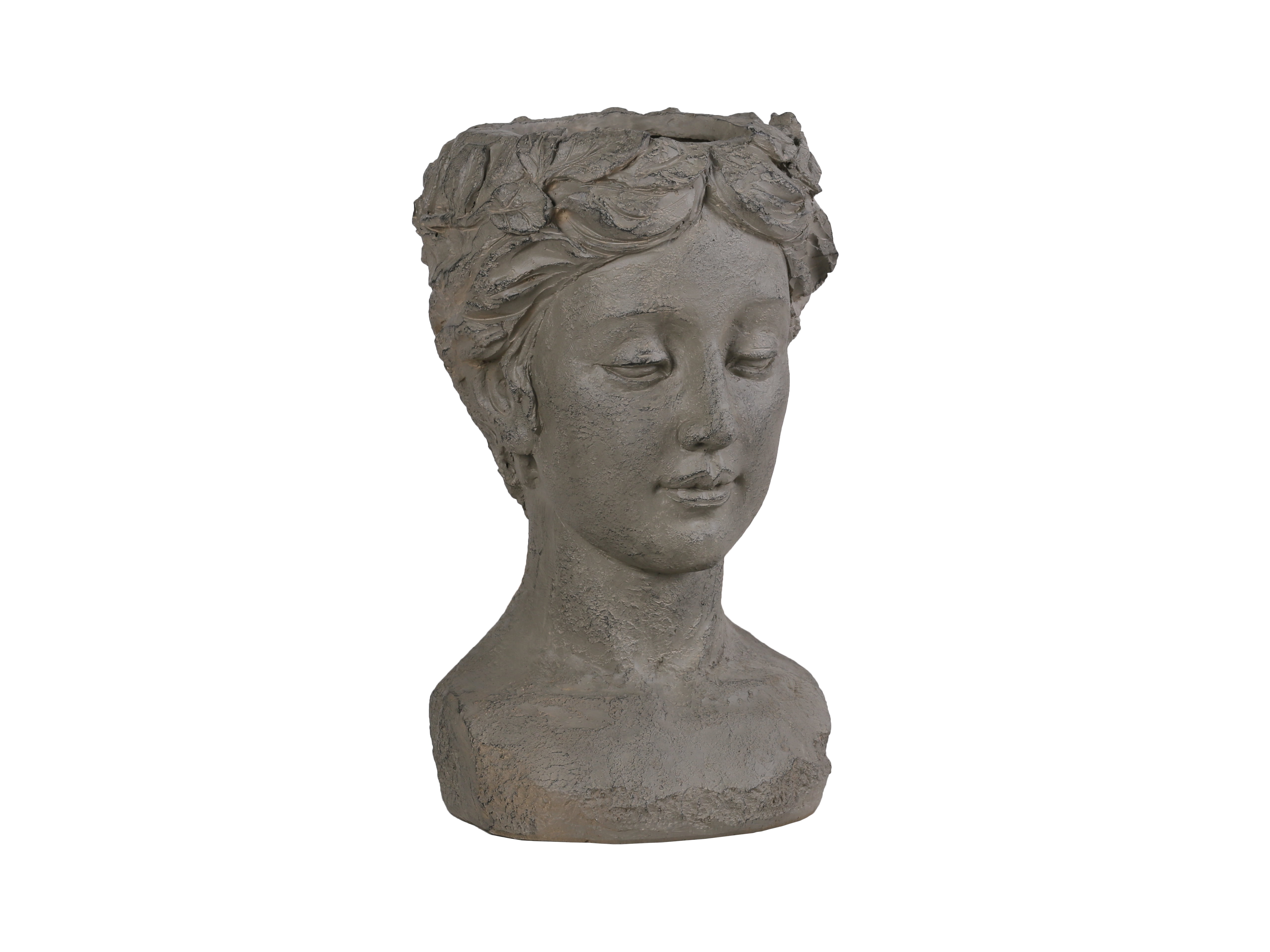 Garden Planter Lady Head Indoor Outdoor Plant pot Clay Fiber Planter Flower Vase