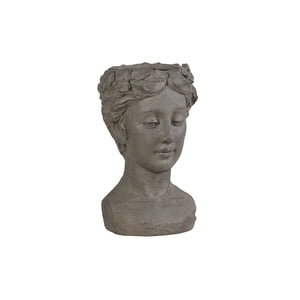 Garden Planter Lady Head Indoor Outdoor Plant pot Clay Fiber Planter Flower Vase